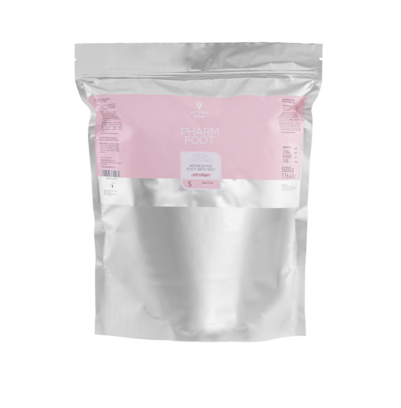 PHARM FOOT FRESH CRYSTALS - sól odświeżająca do kąpieli stóp 5000g.